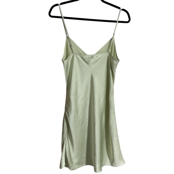 Aritzia Wilfred Only Slip Mini Dress- Light Green - Picture 3 of 5